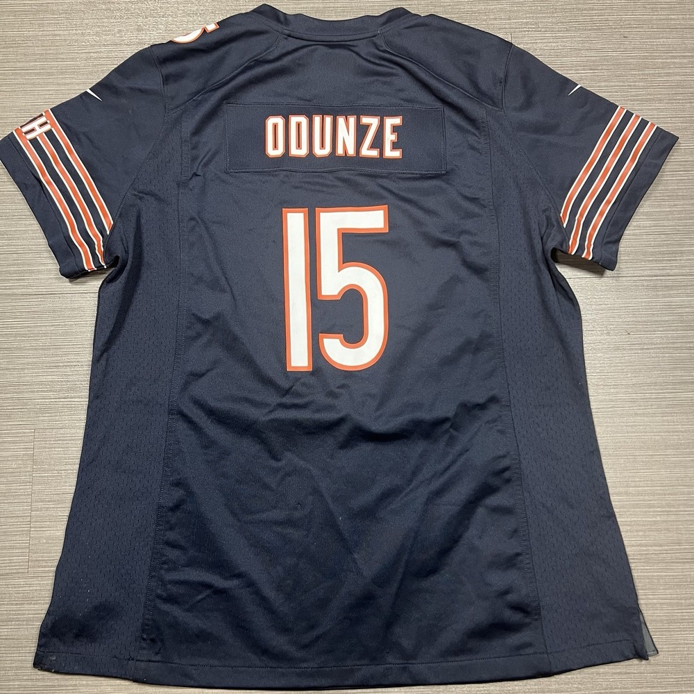 Nike Chicago Bears Rome‎ Odunze NFL Home Jersey Women's XXL Navy Blue NWOT